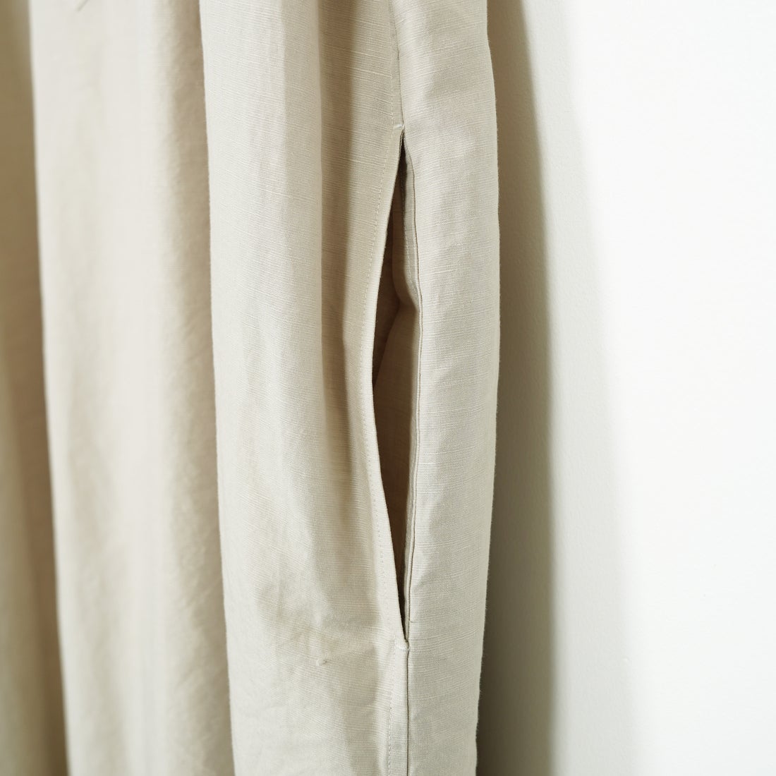 DANTON [ダントン] コットンリネンギャザワンピース [DT-B0347VCL] GREIGE