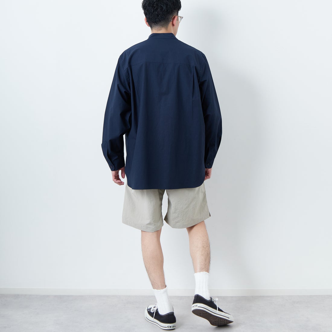 GRAMiCCi [グラミチ] ナイロンパッカブルGショーツ [G4SM-P146] DUNE &&モデル身長：168cm 着用サイズ：L&&