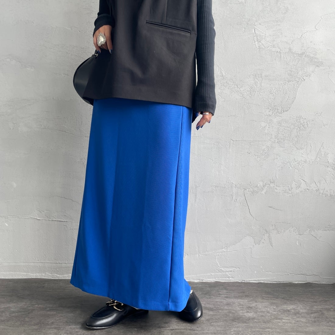 07 GRAY&&モデル身長：156cm 着用サイズ：F&&