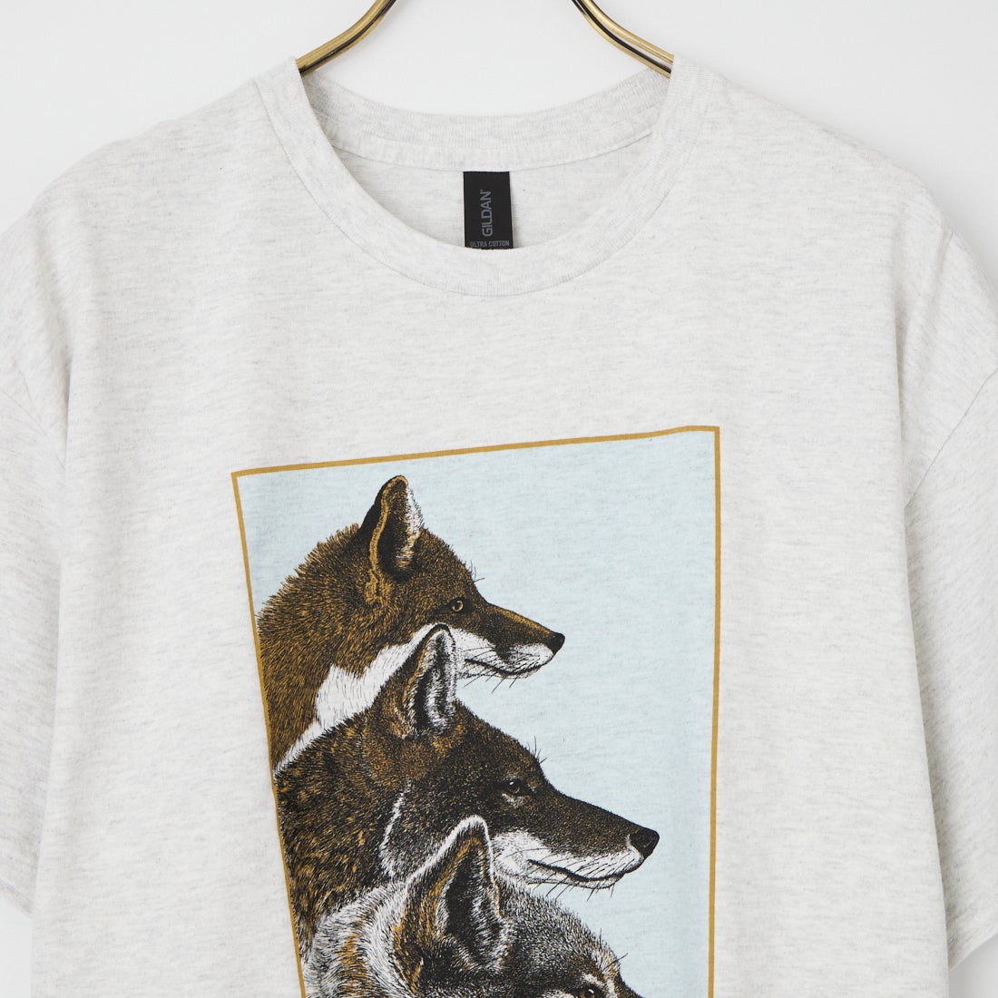 LIBERTY GRAPHICS [リバティーグラフィックス] ワイルドケイナインプリントTシャツ [WILD-CANINES] ASH