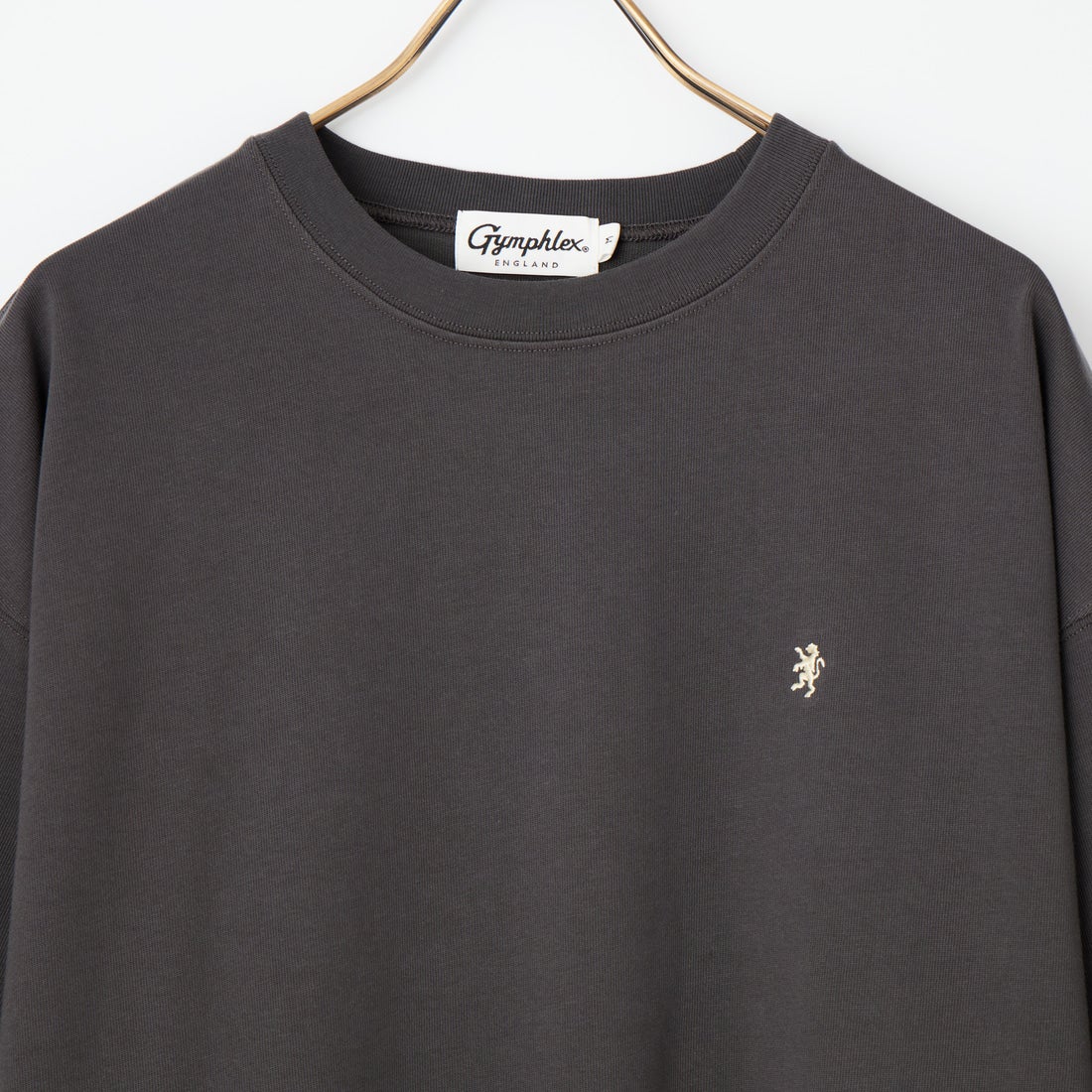 Gymphlex [ジムフレックス] ショートスリーブクルーネックTシャツ [GY-C0441DDH] CHARCOAL