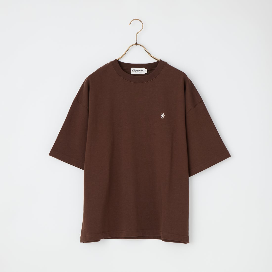Gymphlex [ジムフレックス] ショートスリーブクルーネックTシャツ [GY-C0441DDH] BROWN