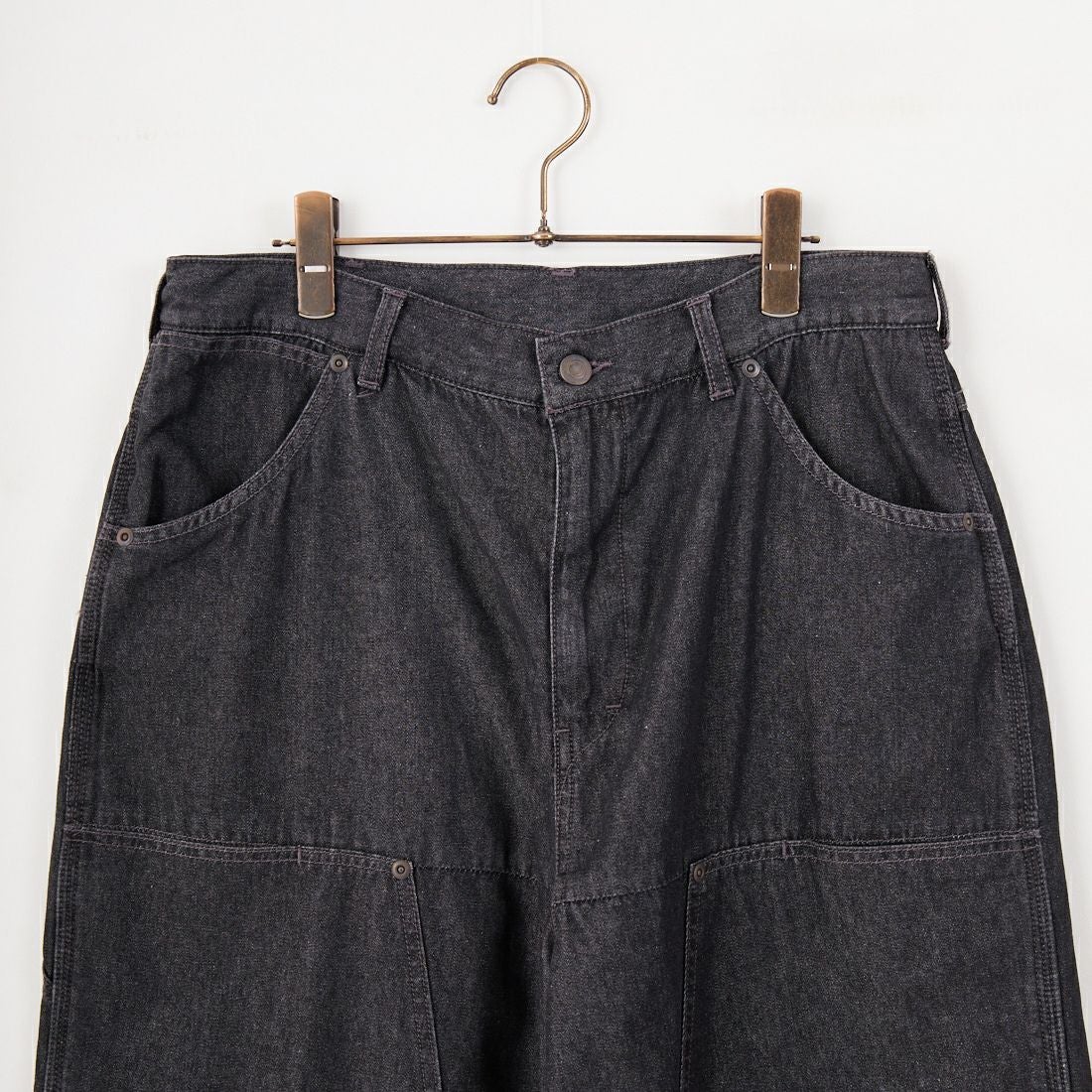 NULL [ヌル] ダブルニーショーツ [NULL-090EX] BLK INDIGO