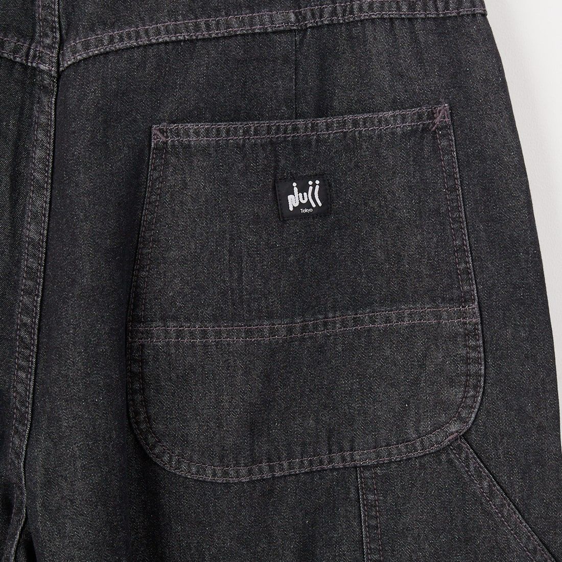NULL [ヌル] ダブルニーショーツ [NULL-090EX] BLK INDIGO