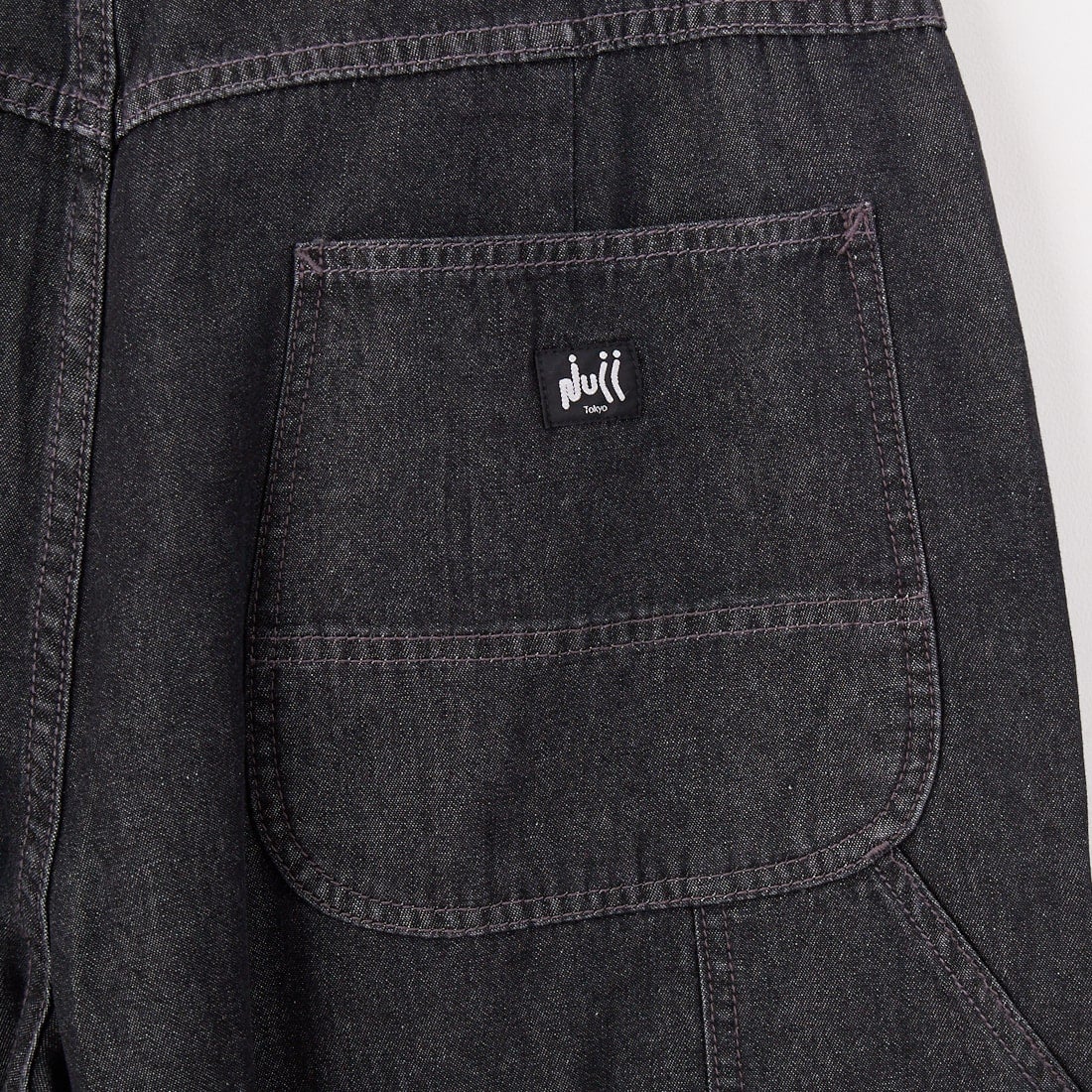 NULL [ヌル] ダブルニーショーツ [NULL-090EX] BLK INDIGO