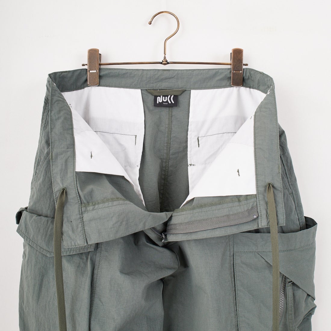 NULL [ヌル] アウトサイドロングパンツ [NULL-079EX] KHAKI