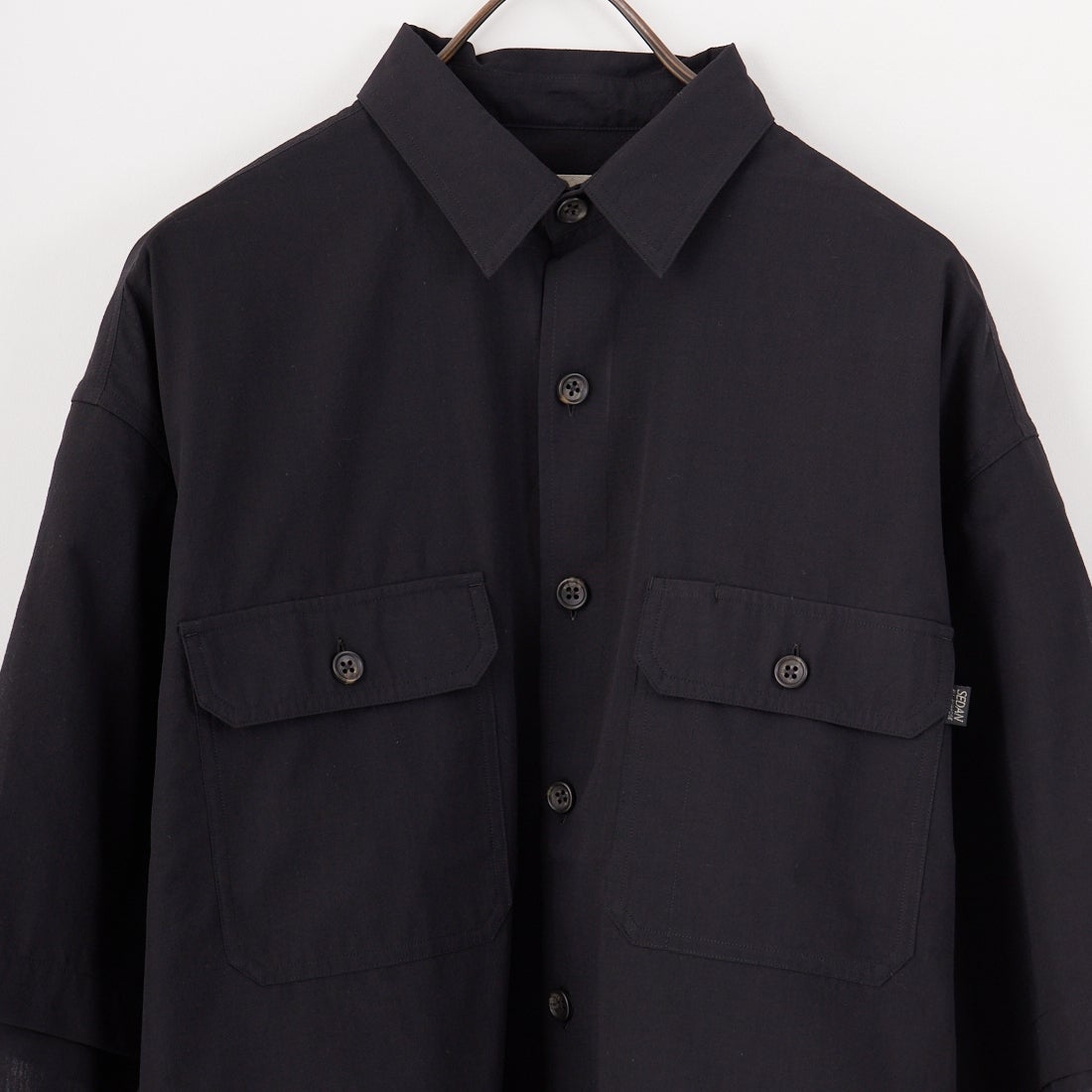 SEDAN ALL-PURPOSE [セダン オールパーパス] コンバーチブルワークシャツ [SD25S-SH02] BLACK