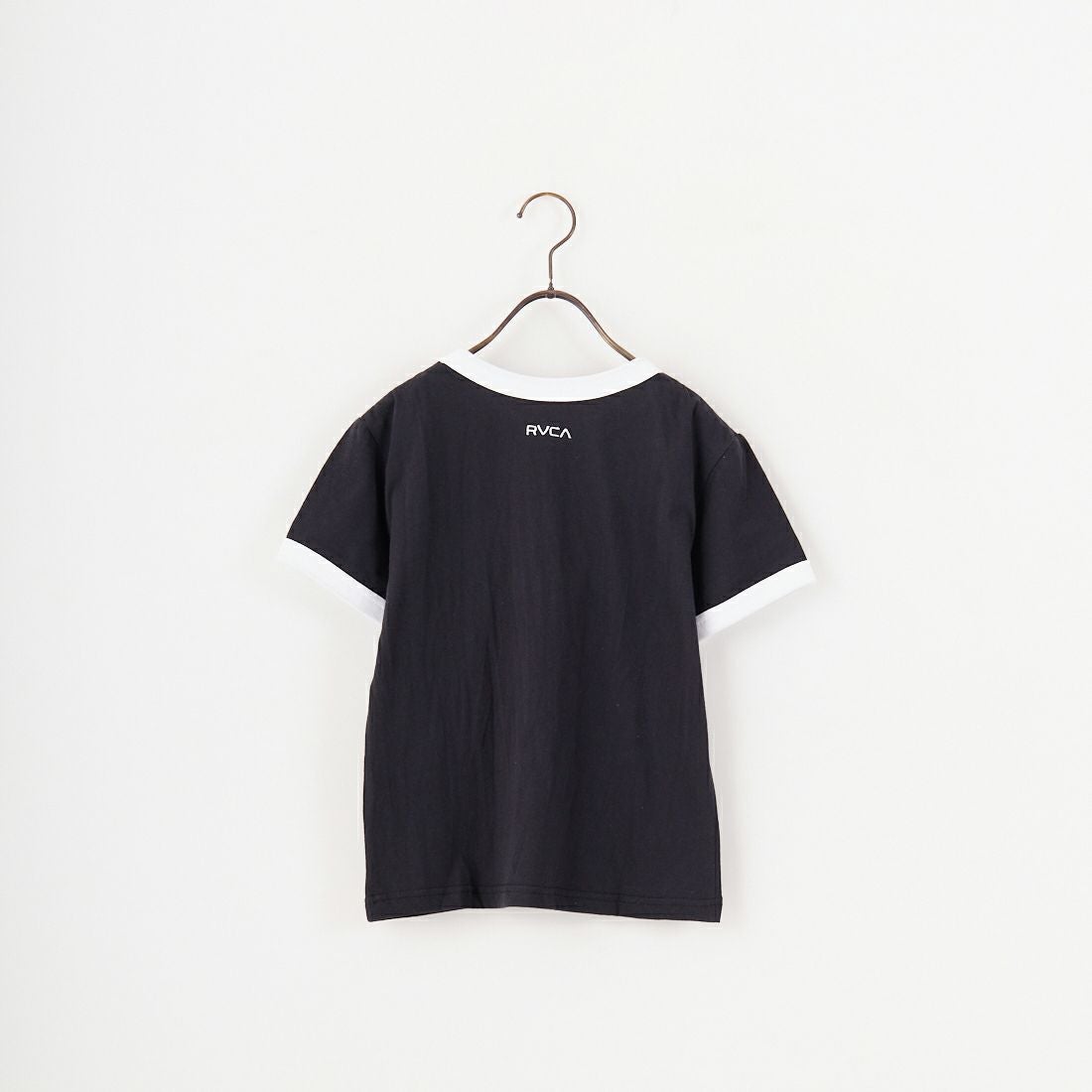 RVCA [ルーカ] パームツリーベビーリンガーTシャツ [BF04C205] BLK