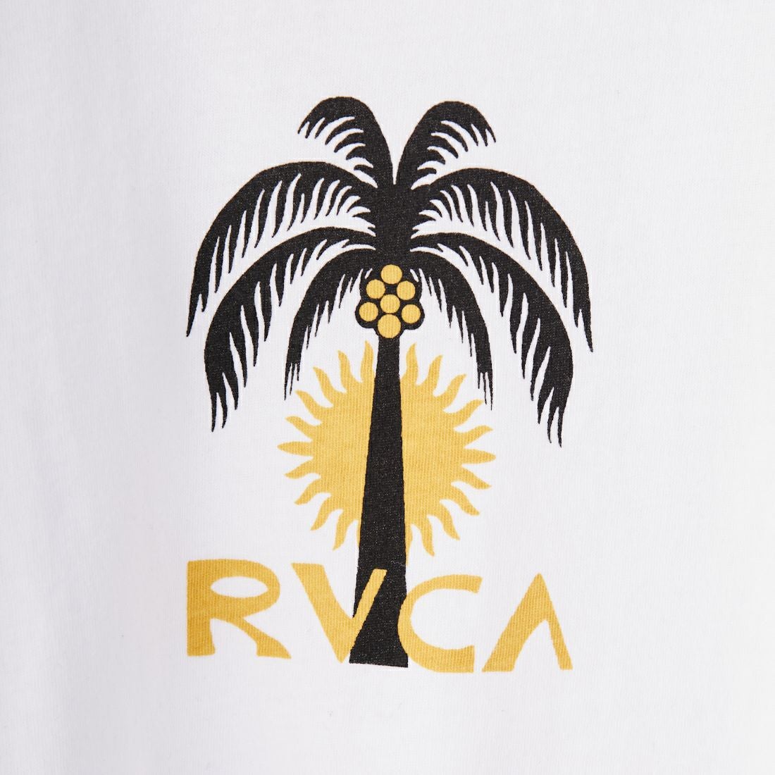 RVCA [ルーカ] パームツリーベビーリンガーTシャツ [BF04C205] WHT