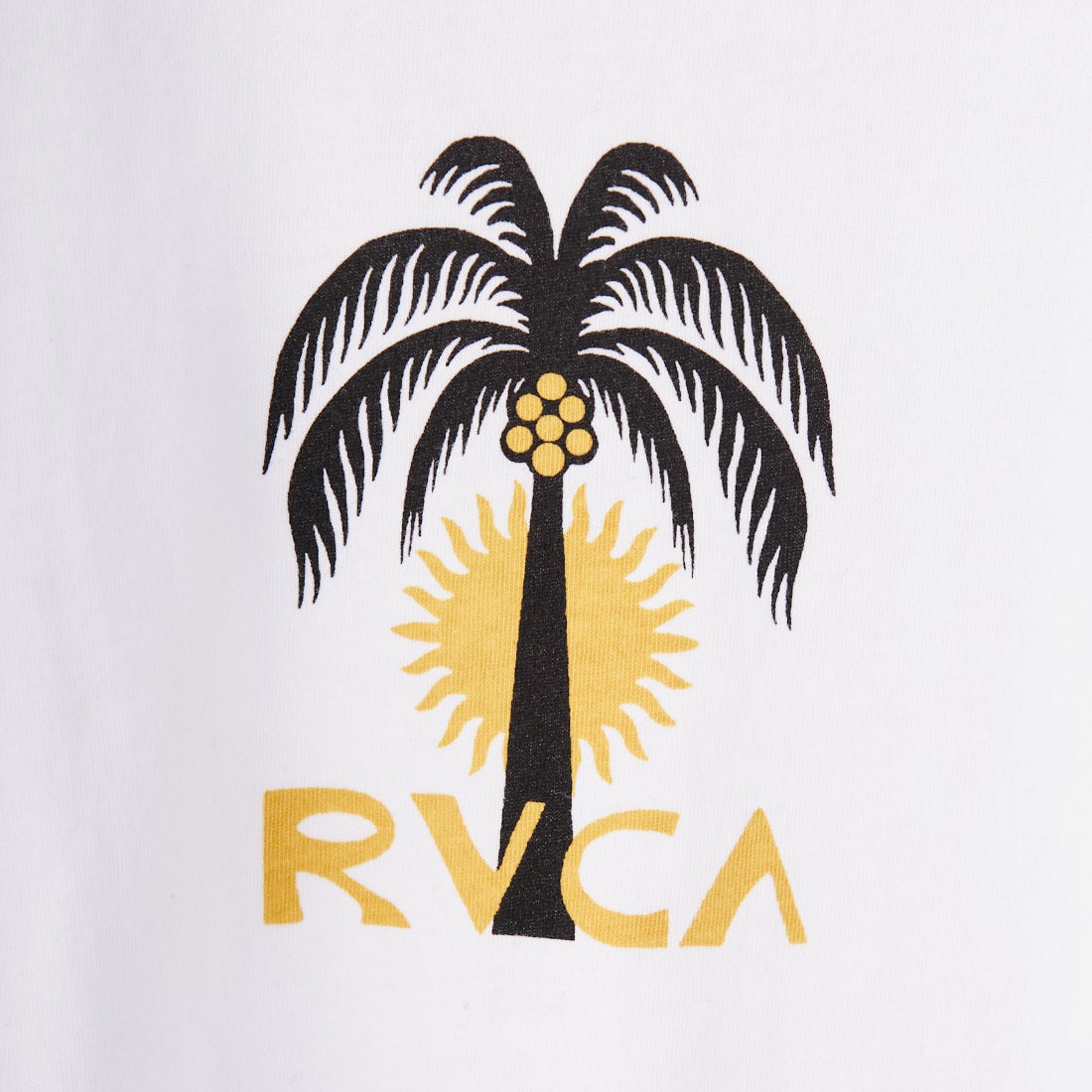 RVCA [ルーカ] パームツリーベビーリンガーTシャツ [BF04C205] WHT