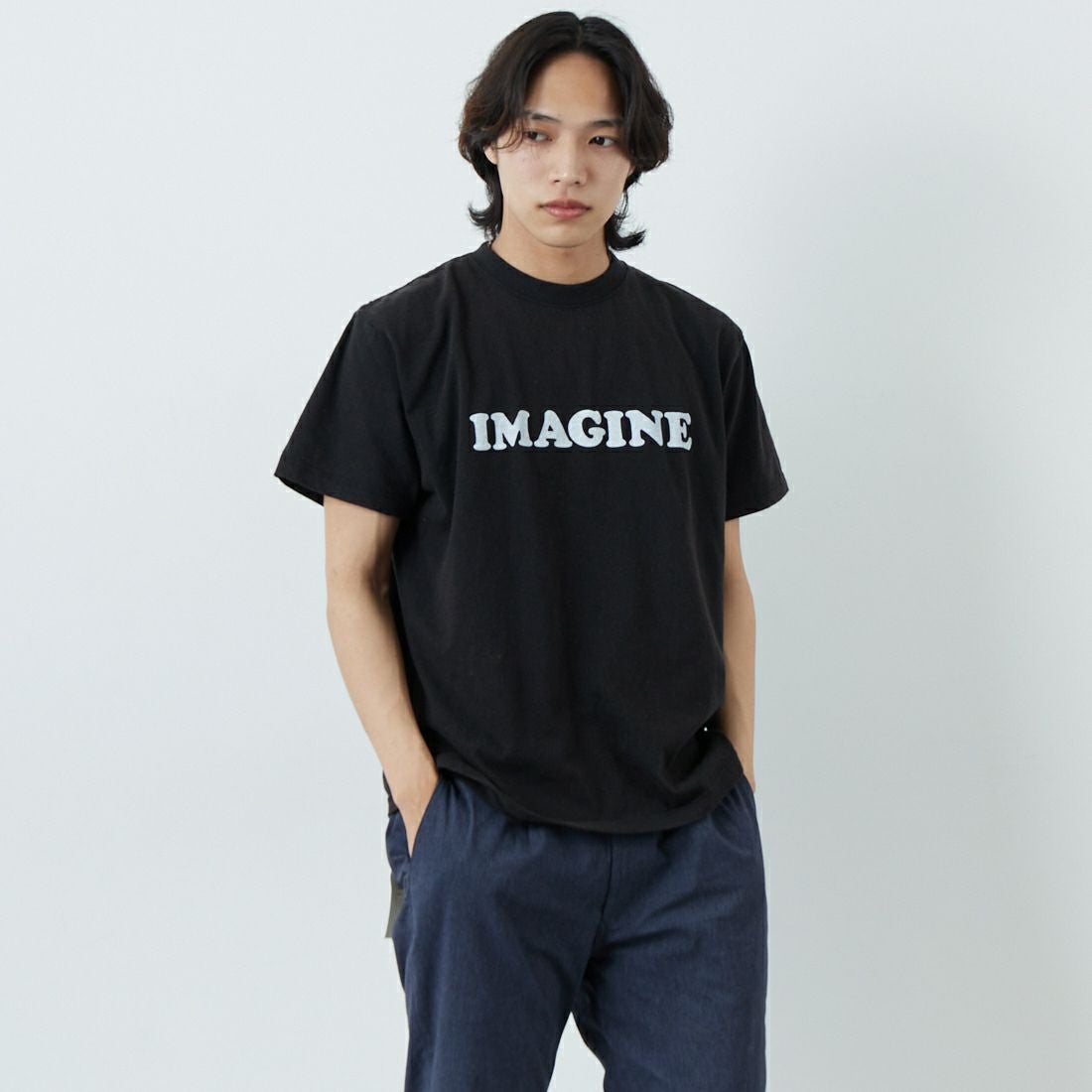 09 BLACK&&モデル身長：179cm 着用サイズ：M&&