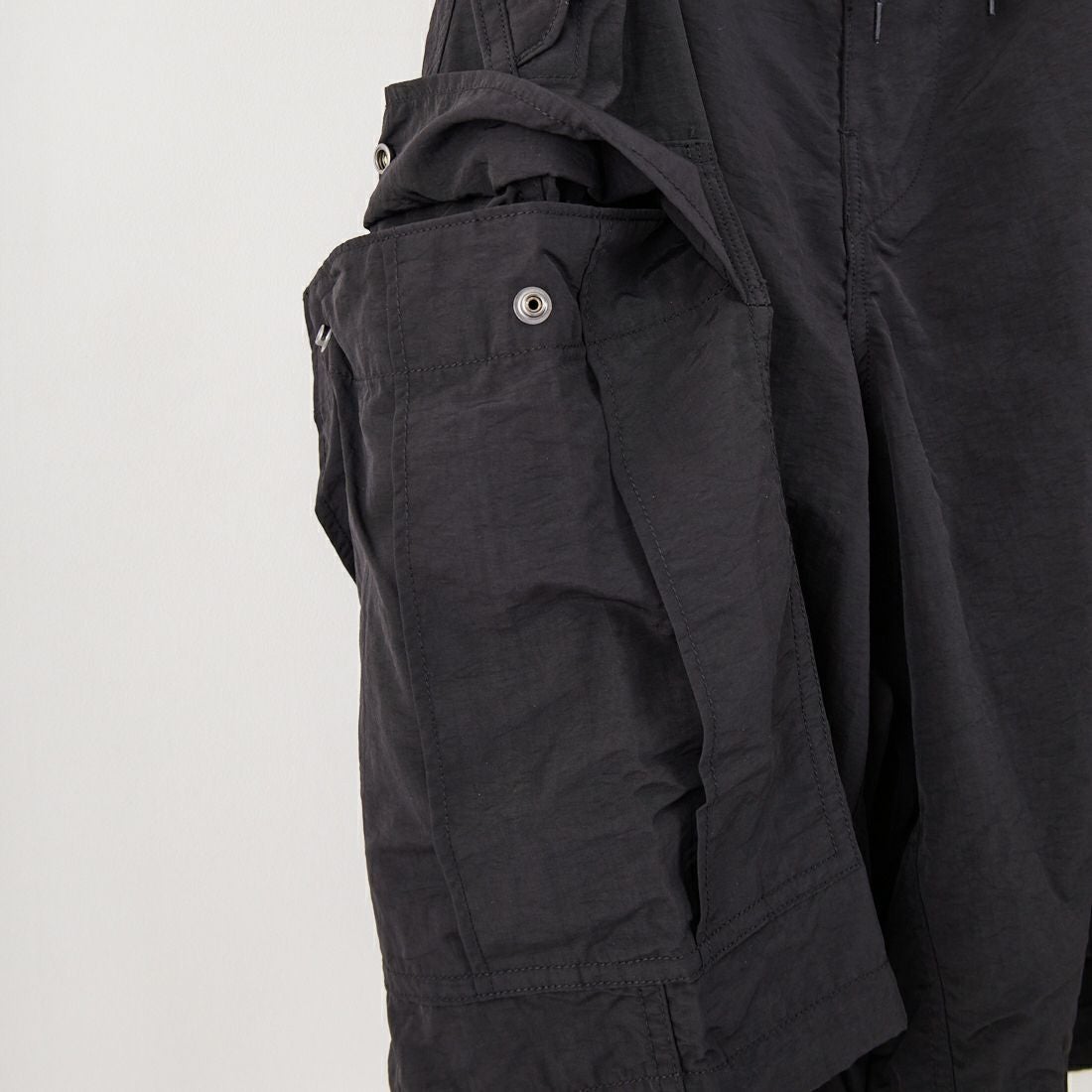 ARMY TWILL SANFORIZED [アーミーツイル サンフォライズド] ナイロンカーゴショーツ [AM-2515006] BLACK