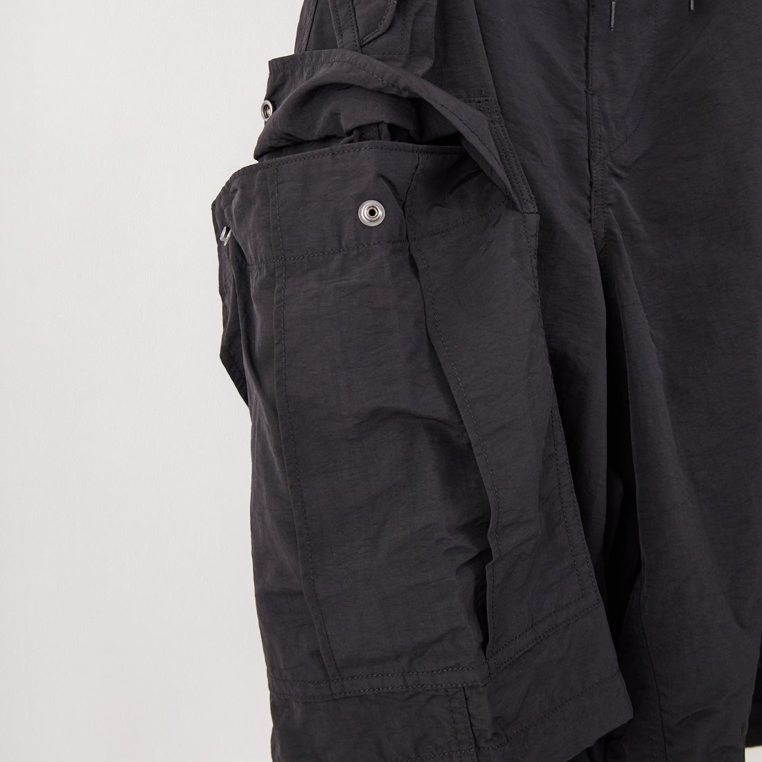 ARMY TWILL SANFORIZED [アーミーツイル サンフォライズド] ナイロンカーゴショーツ [AM-2515006] BLACK