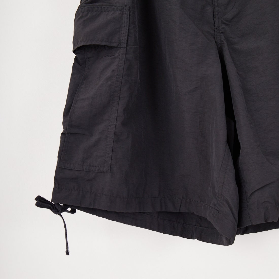 ARMY TWILL SANFORIZED [アーミーツイル サンフォライズド] ナイロンカーゴショーツ [AM-2515006] BLACK