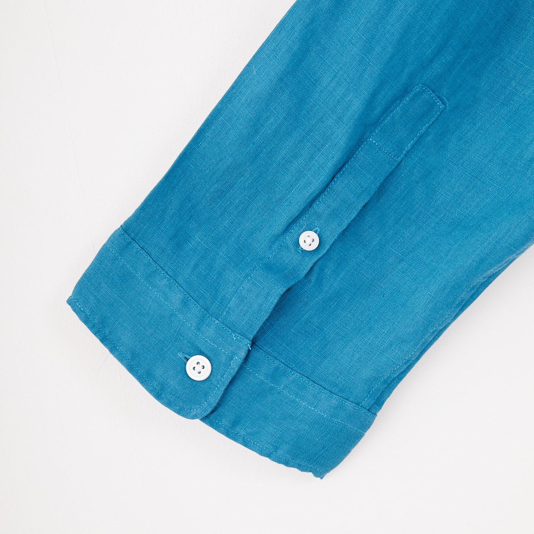 33Degrees [サーティスリーディグリーズ] フレンチリネン七分袖シャツ [BFQ211] BLUE