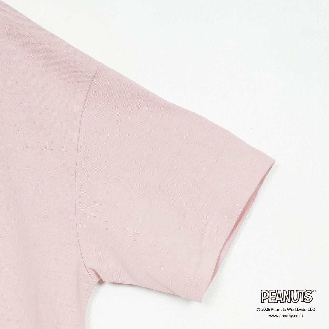 PEANUTS × JEANS FACTORY [ピーナッツ × ジーンズファクトリー] 別注 PEANUTS ヨセガキTシャツ [JFC-252-025-JF] PINK