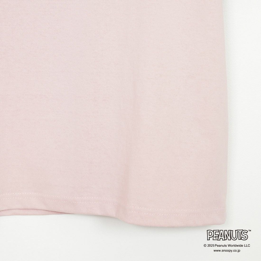 PEANUTS × JEANS FACTORY [ピーナッツ × ジーンズファクトリー] 別注 PEANUTS ヨセガキTシャツ [JFC-252-025-JF] PINK