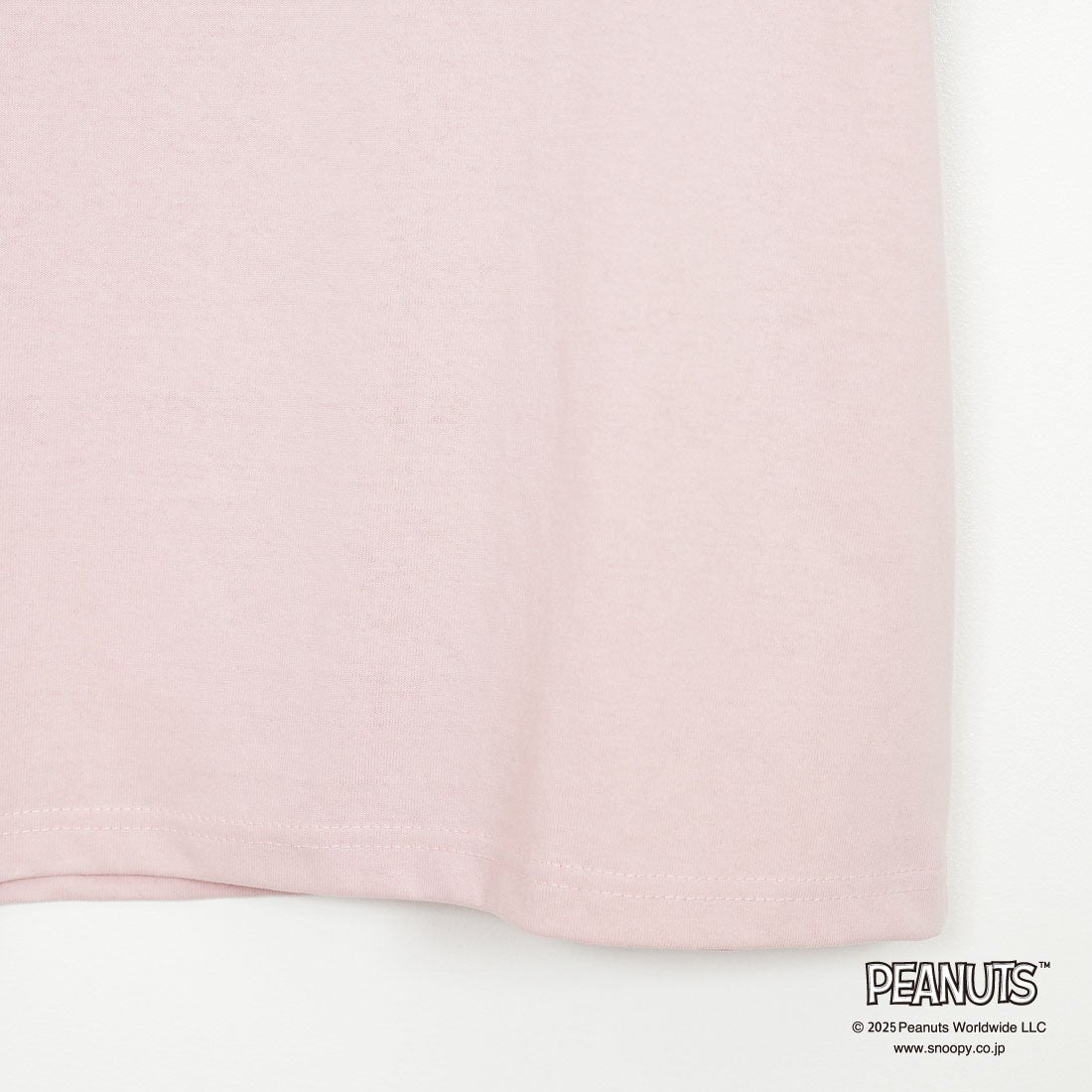 PEANUTS × JEANS FACTORY [ピーナッツ × ジーンズファクトリー] 別注 PEANUTS ヨセガキTシャツ [JFC-252-025-JF] PINK