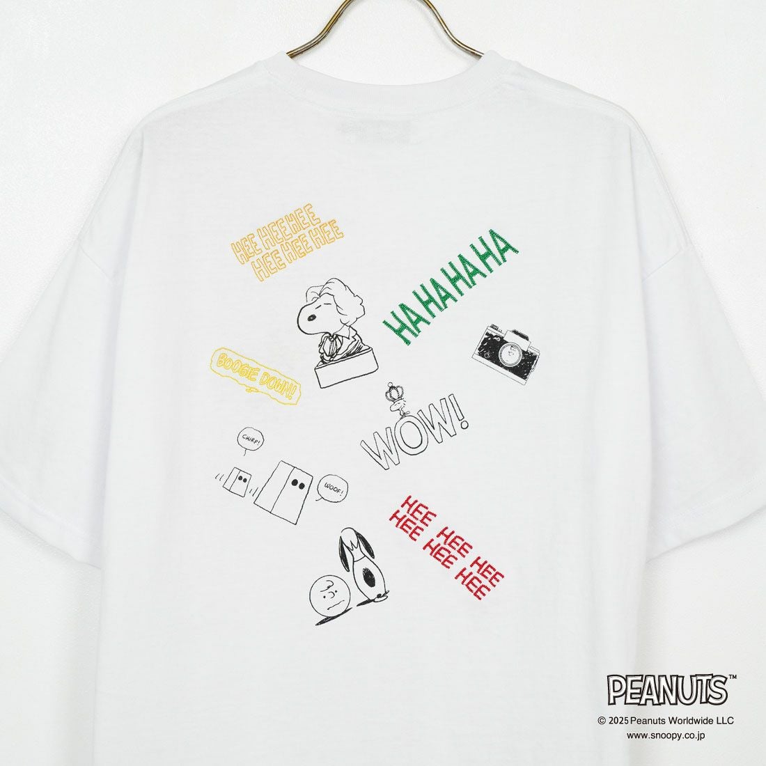 PEANUTS × JEANS FACTORY [ピーナッツ × ジーンズファクトリー] 別注 PEANUTS ヨセガキTシャツ [JFC-252-025-JF] OFF