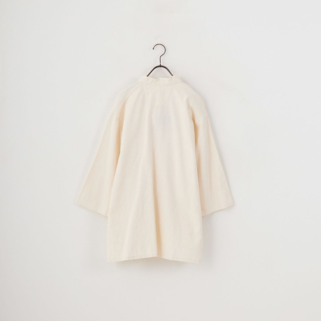 ARMY TWILL SANFORIZED [アーミーツイル サンフォライズド] コットンリネンスラブ ハーフスリーブスモックシャツ [AM-2517009] ECRU