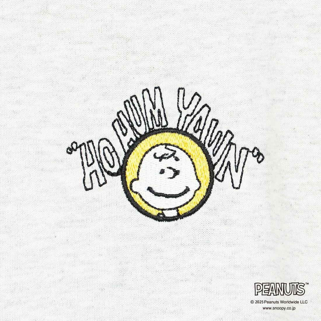 PEANUTS × JEANS FACTORY [ピーナッツ × ジーンズファクトリー] 別注 PEANUTS ヨセガキTシャツ [JFC-252-026-JF] OAT