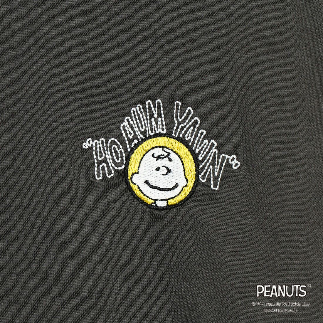 PEANUTS × JEANS FACTORY [ピーナッツ × ジーンズファクトリー] 別注 PEANUTS ヨセガキTシャツ [JFC-252-026-JF] SUMIKURO