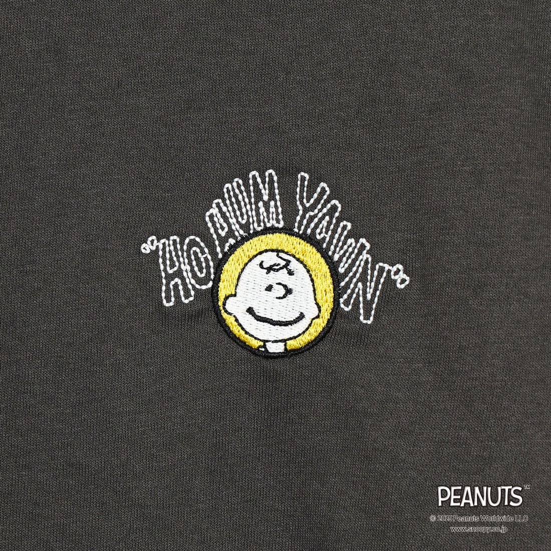 PEANUTS × JEANS FACTORY [ピーナッツ × ジーンズファクトリー] 別注 PEANUTS ヨセガキTシャツ [JFC-252-026-JF] SUMIKURO