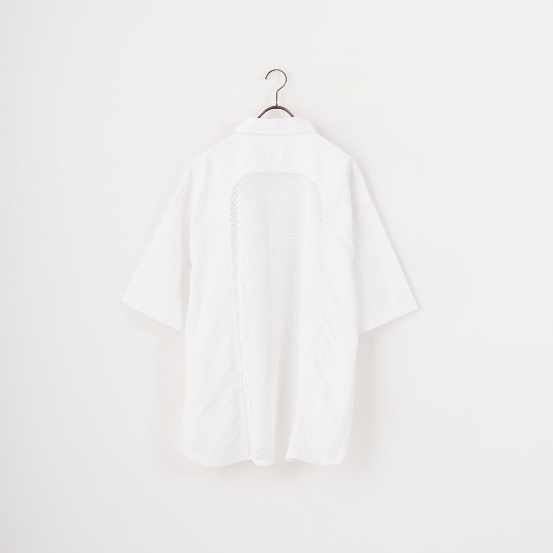 ARMY TWILL SANFORIZED [アーミーツイル サンフォライズド] ナイロンメッシュハーフスリーブシャツ [AM-2517006] WHITE