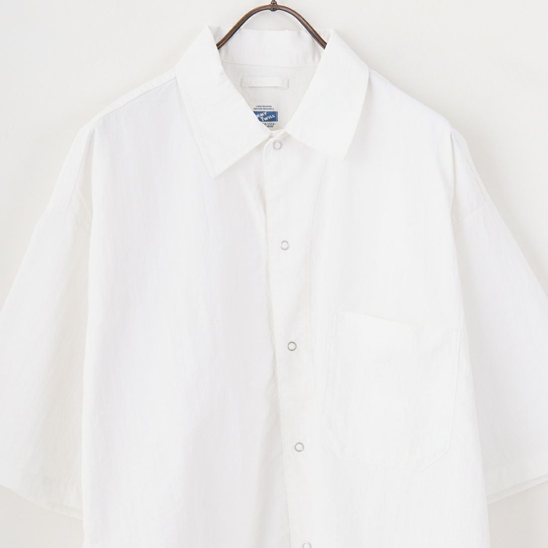 ARMY TWILL SANFORIZED [アーミーツイル サンフォライズド] ナイロンメッシュハーフスリーブシャツ [AM-2517006] WHITE