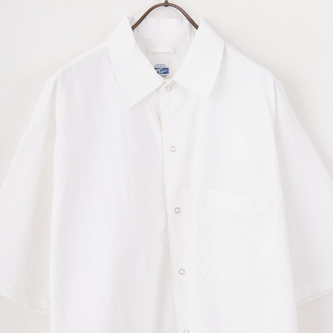 ARMY TWILL SANFORIZED [アーミーツイル サンフォライズド] ナイロンメッシュハーフスリーブシャツ [AM-2517006] WHITE