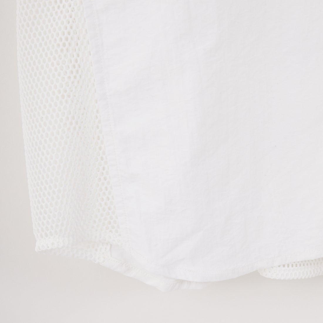 ARMY TWILL SANFORIZED [アーミーツイル サンフォライズド] ナイロンメッシュハーフスリーブシャツ [AM-2517006] WHITE