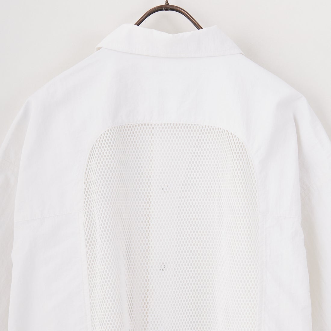 ARMY TWILL SANFORIZED [アーミーツイル サンフォライズド] ナイロンメッシュハーフスリーブシャツ [AM-2517006] WHITE