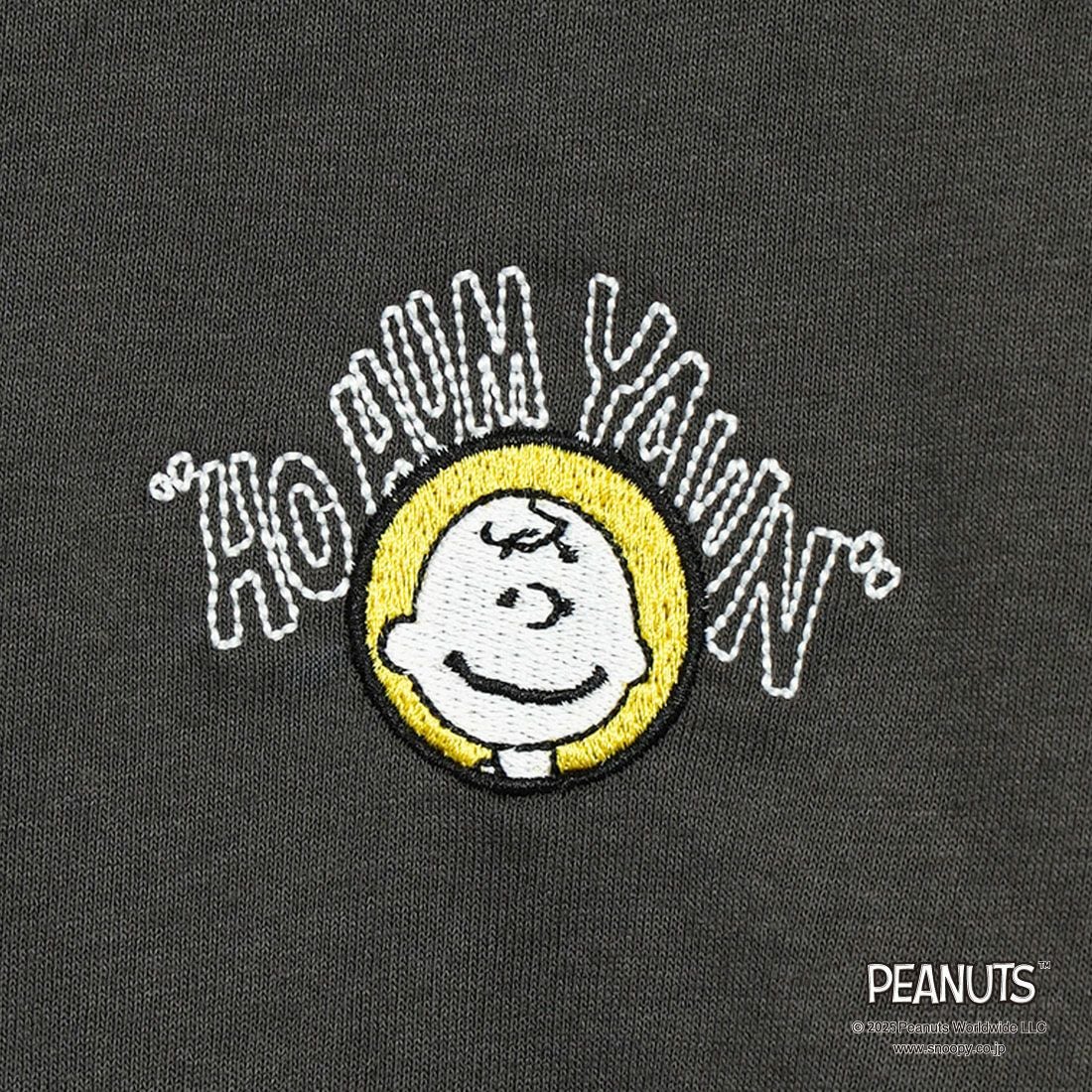 PEANUTS × JEANS FACTORY [ピーナッツ × ジーンズファクトリー] 別注 PEANUTS ヨセガキTシャツ [JFC-252-026-JF] SUMIKURO