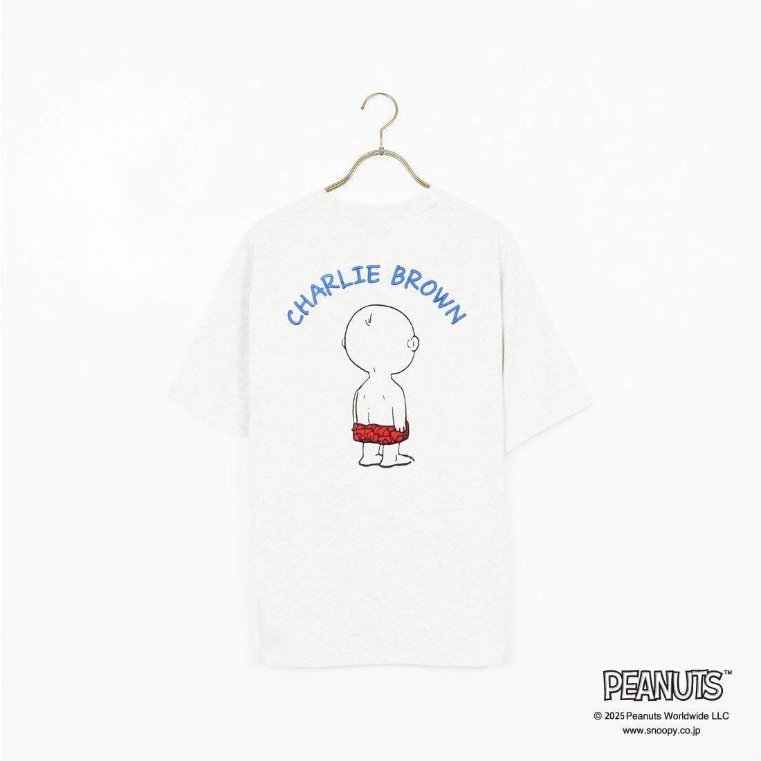 PEANUTS × JEANS FACTORY [ピーナッツ × ジーンズファクトリー] 別注 PEANUTS チャーリー・ブラウンTシャツ [JFC-252-027-JF] OAT