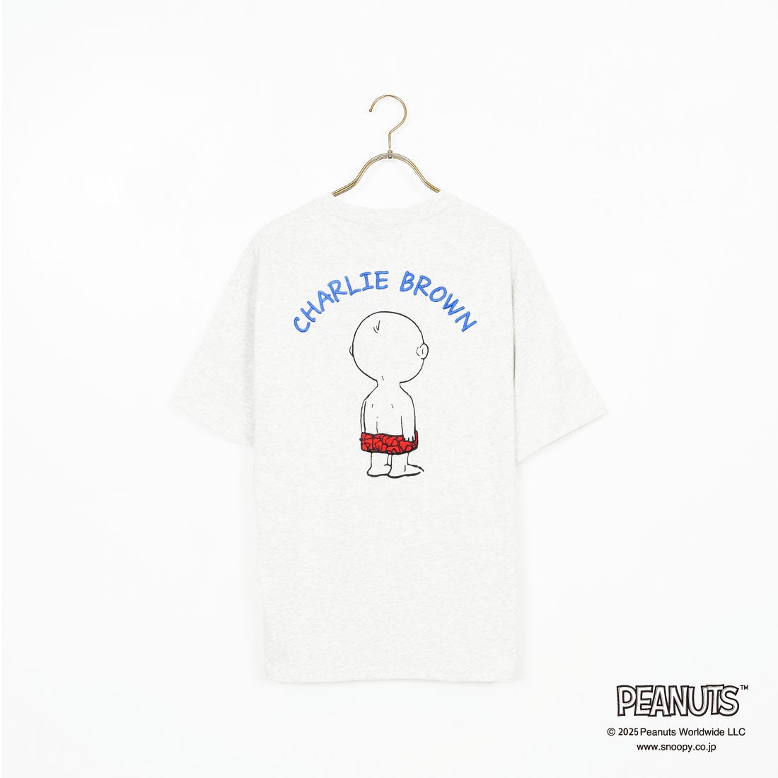 PEANUTS × JEANS FACTORY [ピーナッツ × ジーンズファクトリー] 別注 PEANUTS チャーリー・ブラウンTシャツ [JFC-252-027-JF] OAT