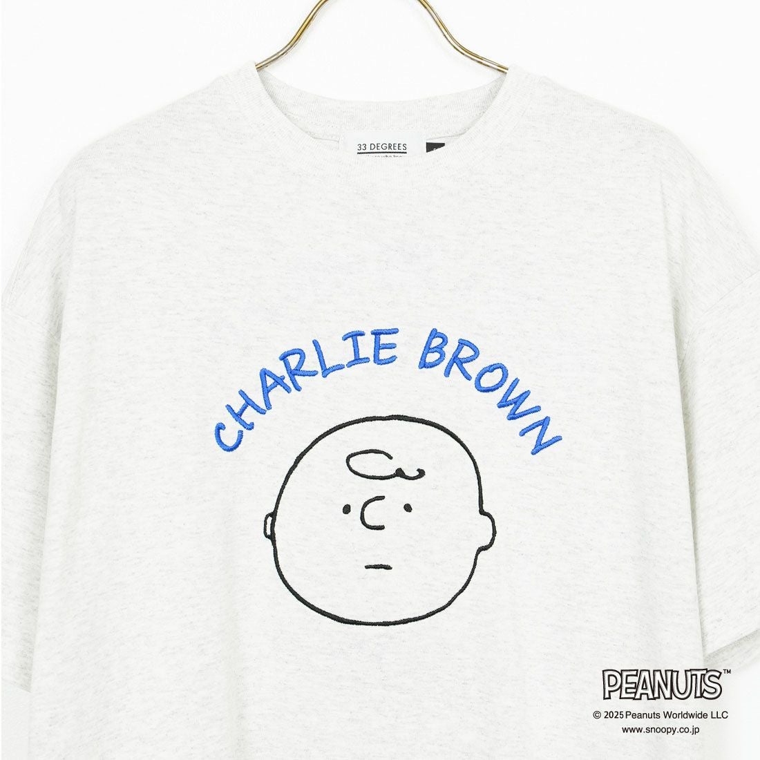 PEANUTS × JEANS FACTORY [ピーナッツ × ジーンズファクトリー] 別注 PEANUTS チャーリー・ブラウンTシャツ [JFC-252-027-JF] OAT