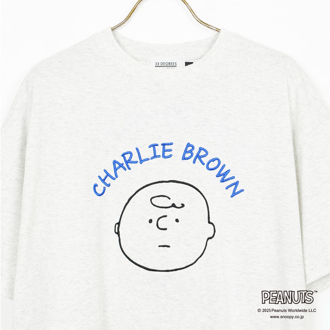 PEANUTS × JEANS FACTORY [ピーナッツ × ジーンズファクトリー] 別注 PEANUTS チャーリー・ブラウンTシャツ [JFC-252-027-JF] OAT