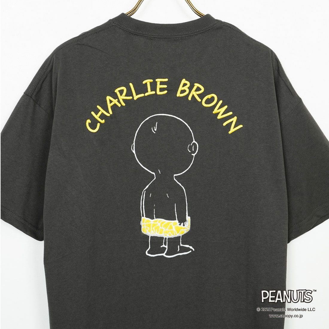 PEANUTS × JEANS FACTORY [ピーナッツ × ジーンズファクトリー] 別注 PEANUTS チャーリー・ブラウンTシャツ [JFC-252-027-JF] SUMIKURO
