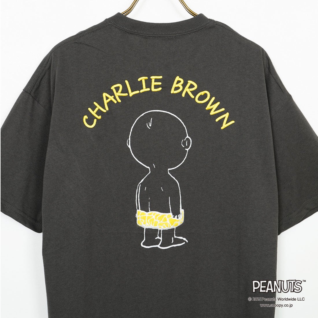 PEANUTS × JEANS FACTORY [ピーナッツ × ジーンズファクトリー] 別注 PEANUTS チャーリー・ブラウンTシャツ [JFC-252-027-JF] SUMIKURO