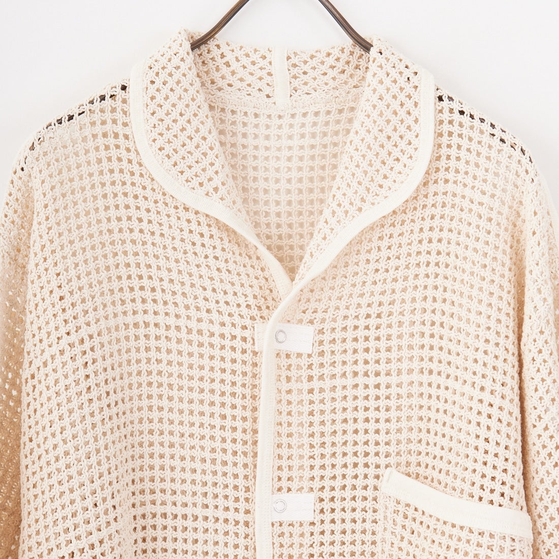 ARMY TWILL SANFORIZED [アーミーツイル サンフォライズド] コットンメッシュシャツ [AM-2513006] ECRU