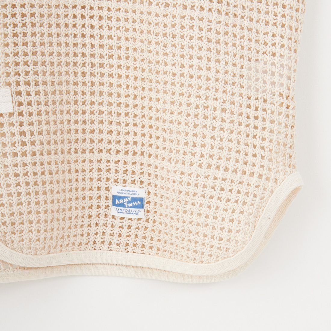 ARMY TWILL SANFORIZED [アーミーツイル サンフォライズド] コットンメッシュシャツ [AM-2513006] ECRU