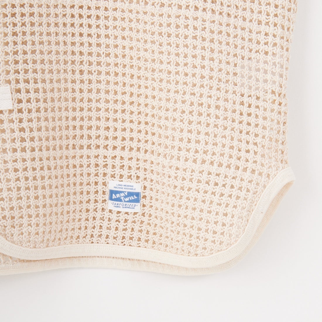 ARMY TWILL SANFORIZED [アーミーツイル サンフォライズド] コットンメッシュシャツ [AM-2513006] ECRU