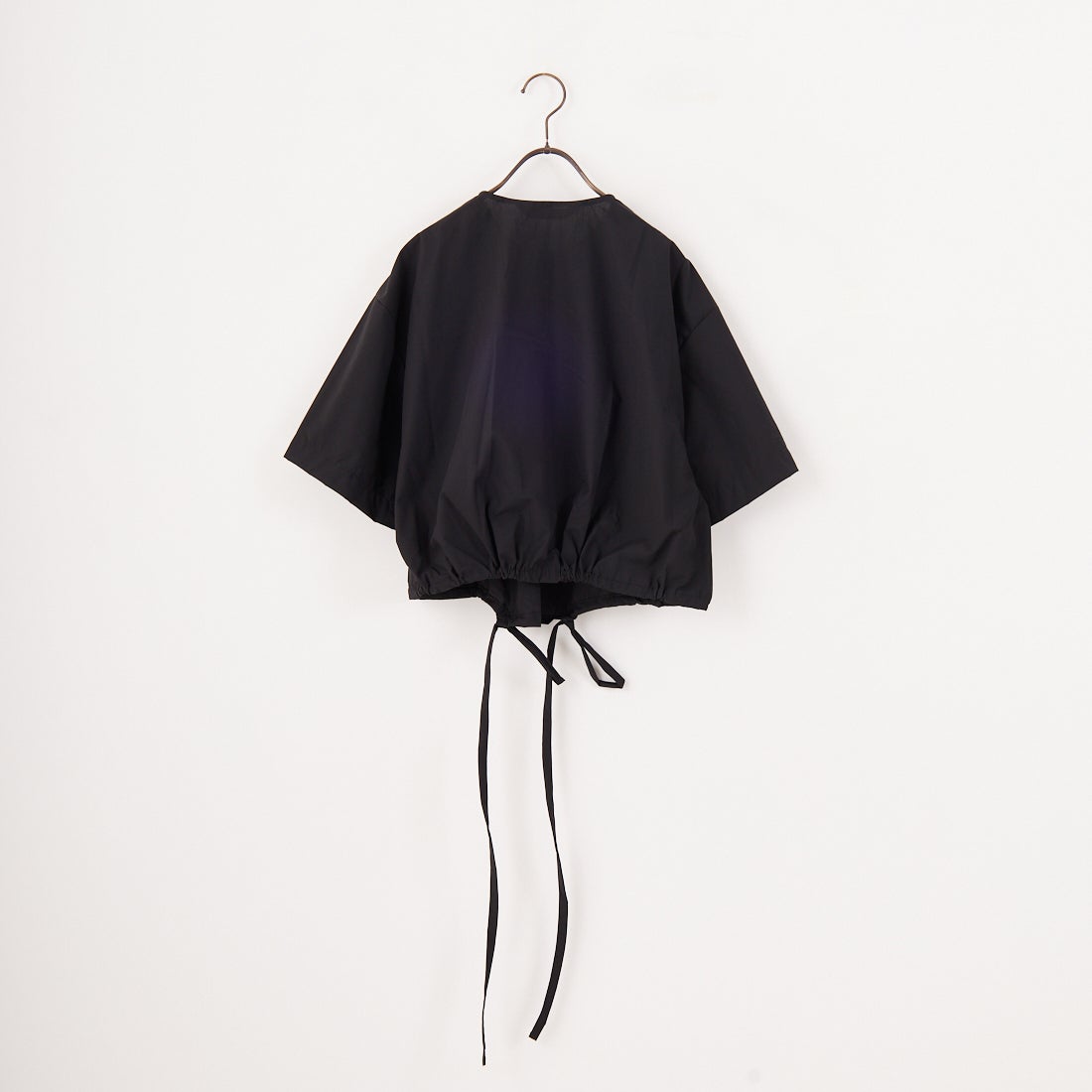 mizuiro ind [ミズイロインド] ローストリングシャツ [2-230089] 99 BLACK