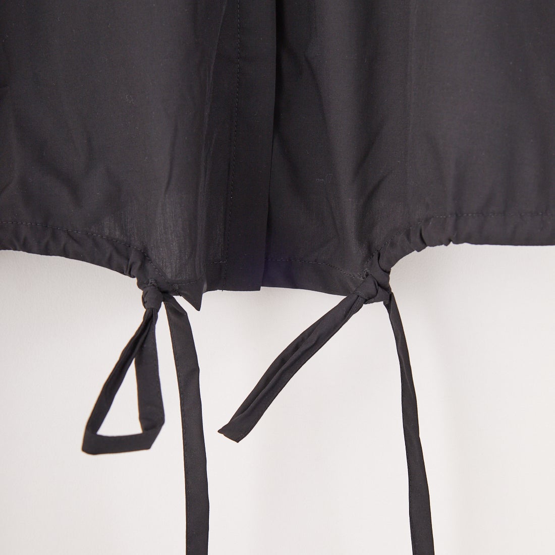 mizuiro ind [ミズイロインド] ローストリングシャツ [2-230089] 99 BLACK