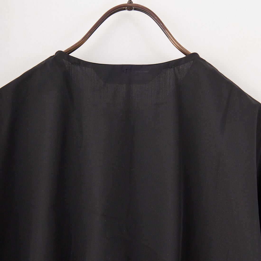 mizuiro ind [ミズイロインド] ローストリングシャツ [2-230089] 99 BLACK