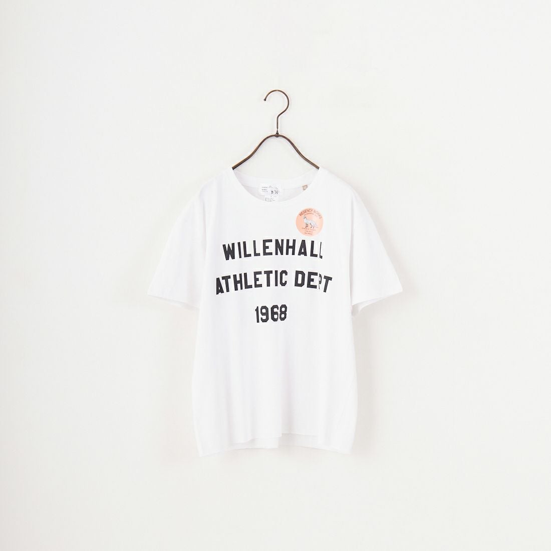 REGENCY WORKS [リージェンシーワークス] ロゴプリントショートスリーブTシャツ [02076-12] WHITE/BLAC