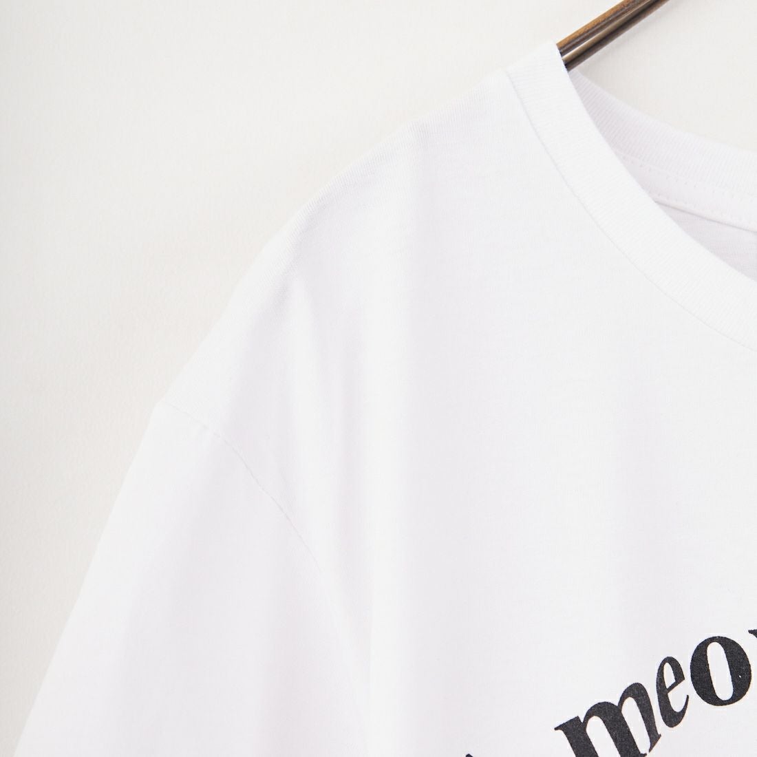 REGENCY WORKS [リージェンシーワークス] Meow メッセージショートスリーブTシャツ [02076-11] WHITE/BLAC