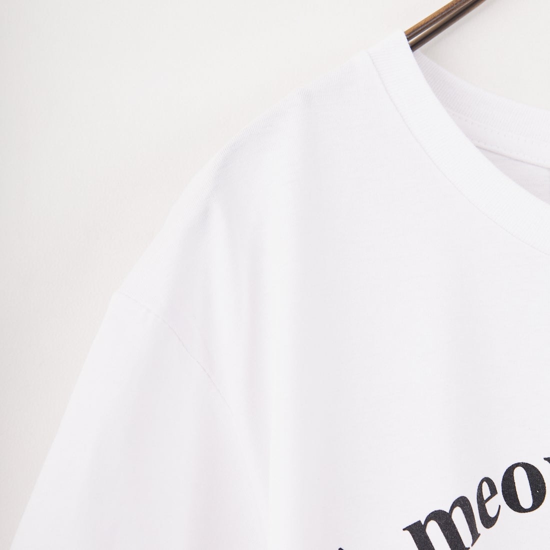 REGENCY WORKS [リージェンシーワークス] Meow メッセージショートスリーブTシャツ [02076-11] WHITE/BLAC