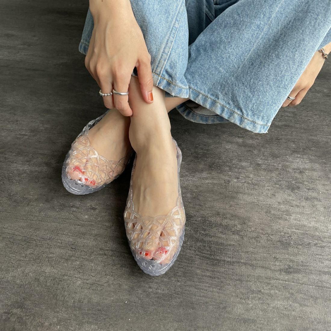 meduse [メデュース] JUTAM メッシュシューズ [JUTAM] ARGENT PAI