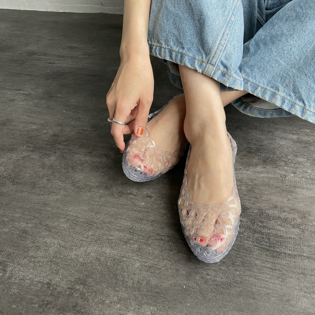 meduse [メデュース] JUTAM メッシュシューズ [JUTAM] ARGENT PAI